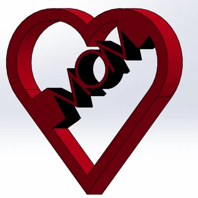Mô hình trái tim CORAZON in 3D làm quà tặng mẹ ý nghĩa
