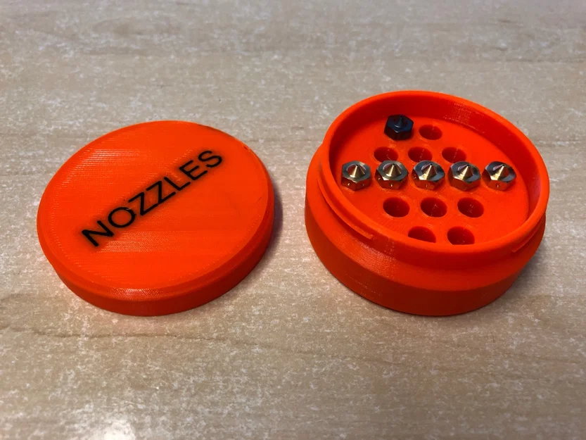 Hộp đựng nozzle vặn nắp (Screwtop Nozzle Container) - Image 1