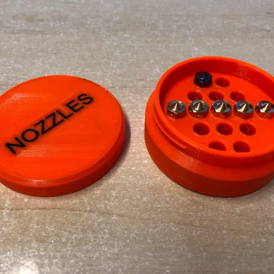 Hộp đựng nozzle vặn nắp (Screwtop Nozzle Container)