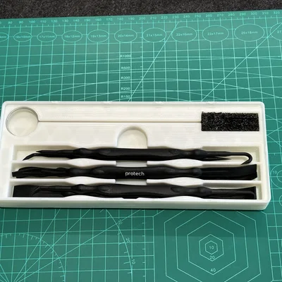 Khay đựng dụng cụ in 3D hệ Gridfinity 2x5 gọn gàng tiện lợi