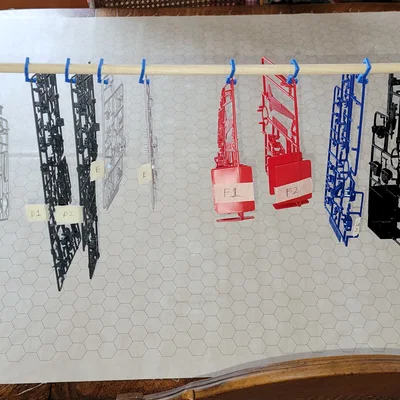 Giá treo runner/sprue cho mô hình (Model Runner/Sprue Organizer)
