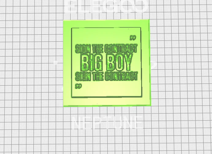 Mô hình 3D Sign the contract big boy - Kỷ niệm trận đấu boxing - Image 1