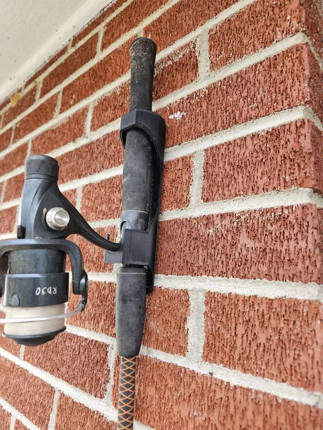 Giá treo cần câu 3D (Fishing Pole Hanger) - Giải pháp lưu trữ gọn gàng - Image 1
