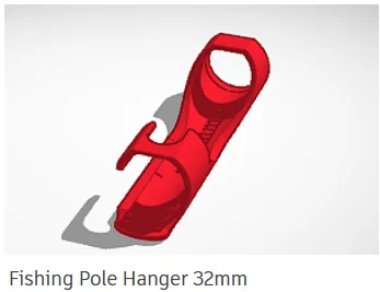 Giá treo cần câu 3D (Fishing Pole Hanger) - Giải pháp lưu trữ gọn gàng - Image 5