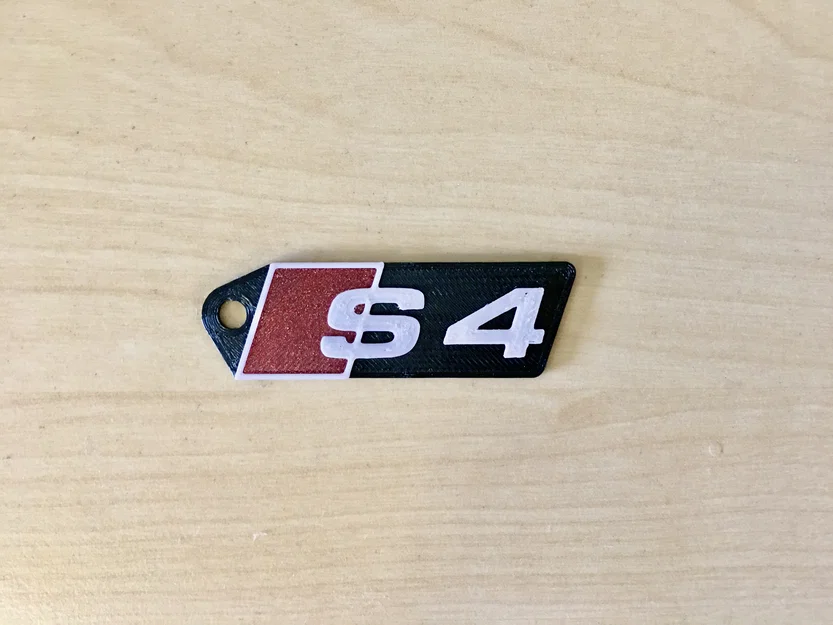 Móc khóa logo Audi S4 - Image 1