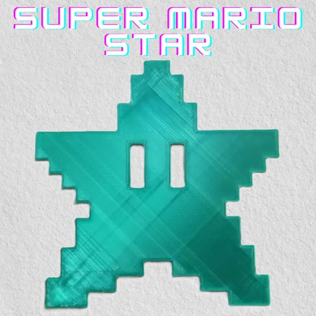 Mô hình Ngôi Sao Super Mario (Super Mario Star) treo tường ấn tượng - Image 1