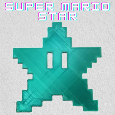 Mô hình Ngôi Sao Super Mario (Super Mario Star) treo tường ấn tượng