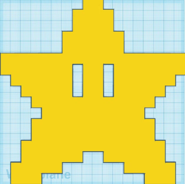 Mô hình Ngôi Sao Super Mario (Super Mario Star) treo tường ấn tượng - Image 3