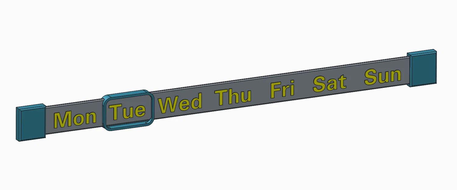 Thanh theo dõi lịch uống thuốc 3D (Pill planner) tiện lợi - Image 2