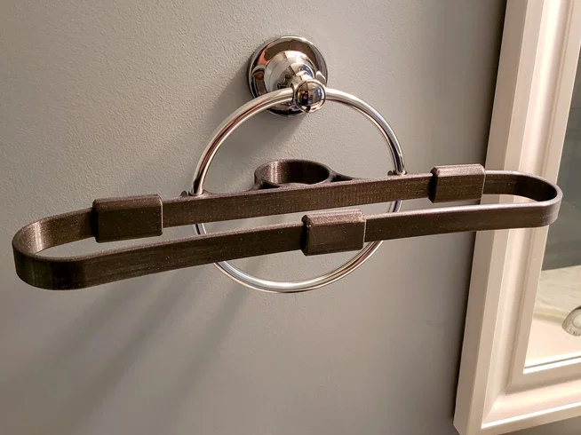 I HATE Towel Rings... - Bộ chuyển towel ring thành towel bar - Image 2