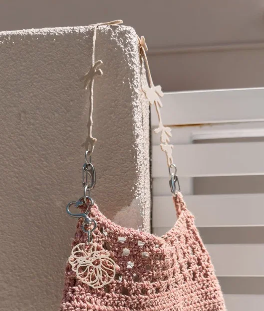 Dây đeo túi xách họa tiết hoa in 3D độc đáo (Floral Handbag Strap) - Image 1