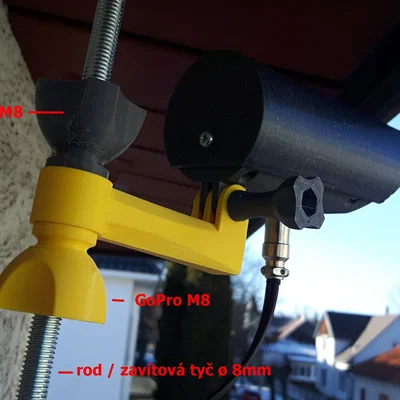 Đầu vặn tay khóa ren M8 (GoPro M8) cho dự án DIY và lắp đặt