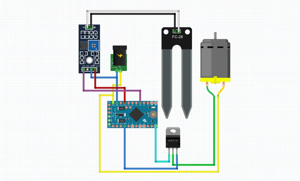 Hệ thống tưới cây tự động dùng Arduino - Image 2