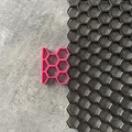 Tấm lưới tổ ong module (HEX_BORDER_VERTICAL_FEMELLE_3odd) in 3D - Thumbnail 1