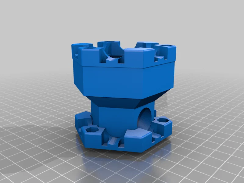 Phễu xoáy 6 cổng cho đường đua bi Gravitrax - Phụ kiện 3D độc đáo - Image 1