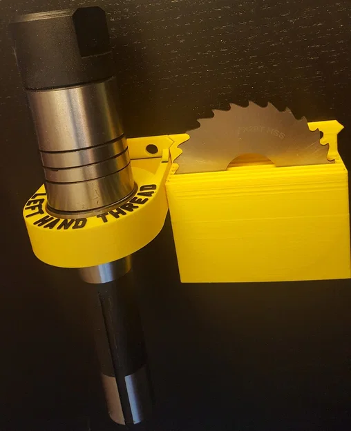 Holder R8 slitting saw arbor: giữ 5 lưỡi 75mm/3” + holder đơn cho mọi cỡ - Image 1