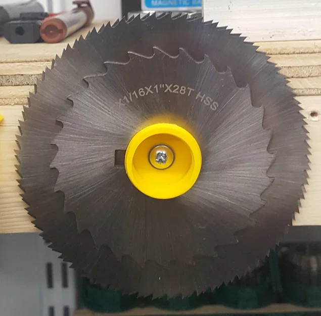 Holder R8 slitting saw arbor: giữ 5 lưỡi 75mm/3” + holder đơn cho mọi cỡ - Image 6