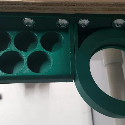 Giá treo tường đầu doa 75mm và giá đỡ mũi 20mm