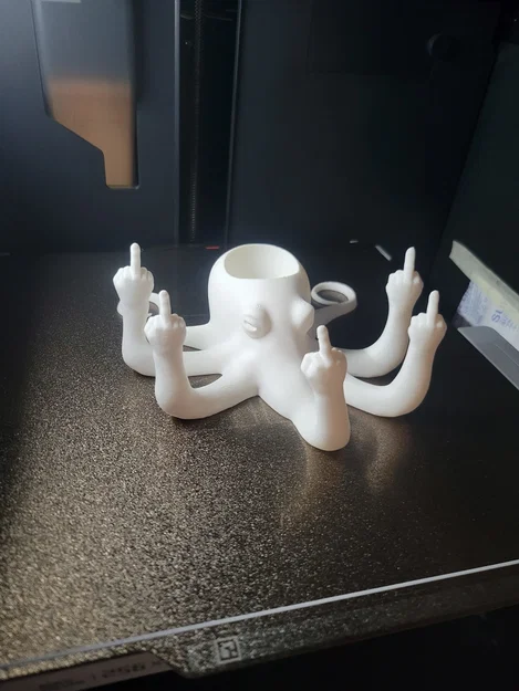 Mẫu in 3D chậu cây hình bạch tuộc độc đáo (Octopus Planter) - Image 1