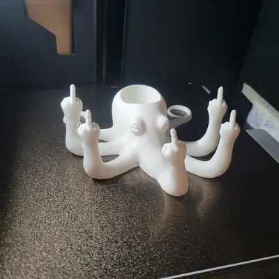 Mẫu in 3D chậu cây hình bạch tuộc độc đáo (Octopus Planter)