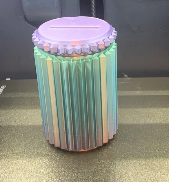 Hũ đựng tiền tiết kiệm 3D (Change Jar 80mm) độc đáo và hiện đại - Image 1