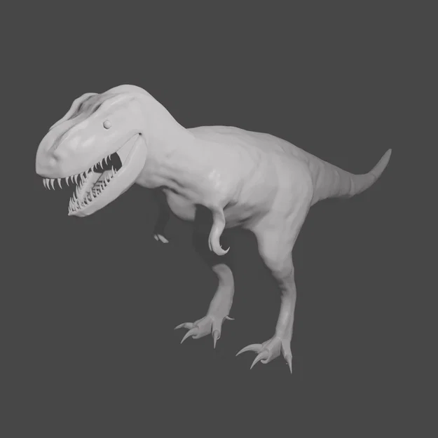 Mô hình 3D khủng long T-Rex ấn tượng - Tải ngay file STL - Image 1