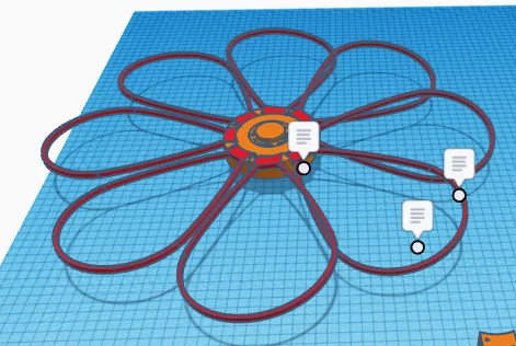 Mô hình Rotor Hilwood Scioly 2 cho thử thách thả trứng (Egg Drop) - Image 1