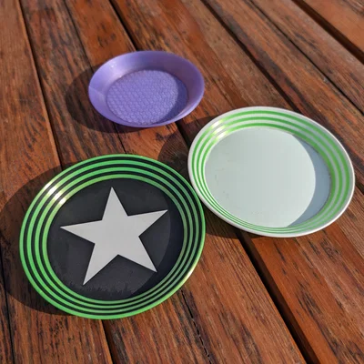 Miếng lót chậu cây đơn giản (Simple flower pot coasters)