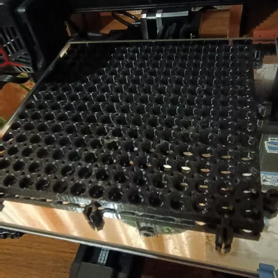 Hệ thống bảng treo dụng cụ 3D module 200x200mm cho gara