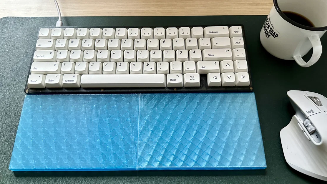2 mẫu Wrist Rest cho bàn phím cơ (kbdfans kbd67 / 65% Keyboard) - Image 1