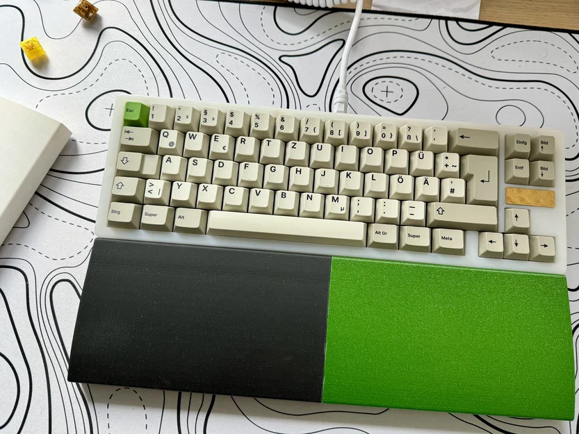 Kê tay cho bàn phím Ikki68 (nam châm) / Wrist Rest Ikki68 magnetic - Image 3