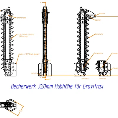 Becherwerk cho Gravitrax