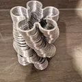 Hoa 5 cánh lò xo Slinky (Fidget) in 3D - Thumbnail 1
