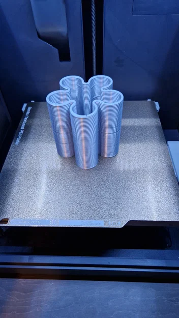 Hoa 5 cánh lò xo Slinky (Fidget) in 3D - Image 2