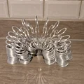 Hoa 5 cánh lò xo Slinky (Fidget) in 3D - Thumbnail 3