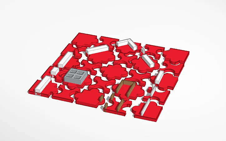Bộ trò chơi xếp hình Puzzle 3D trí tuệ tự in tại nhà - Image 1