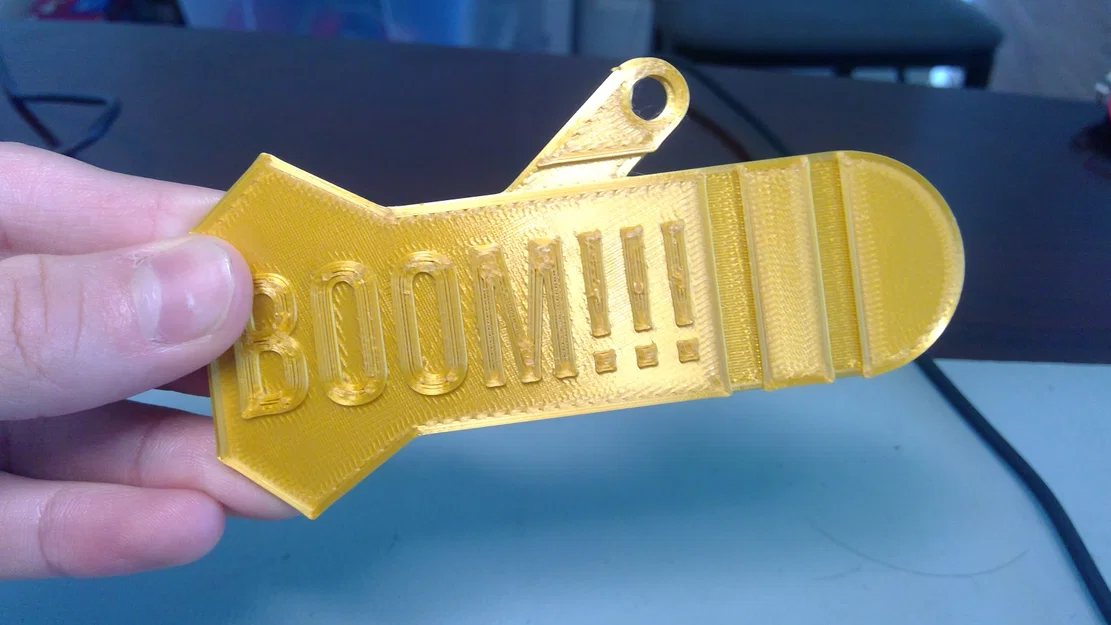 Móc khóa Boom!!! độc đáo - Phụ kiện trang trí in 3D cực chất - Image 2