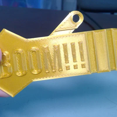 Móc khóa Boom!!! độc đáo - Phụ kiện trang trí in 3D cực chất