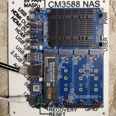 CM3588 NAS Test Bench