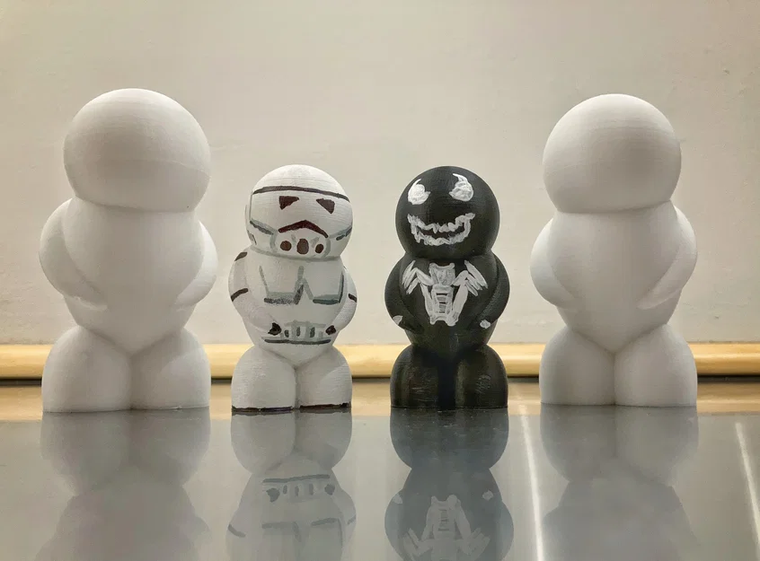 Roundly – Mô hình figure trống để sơn và tùy biến - Image 1