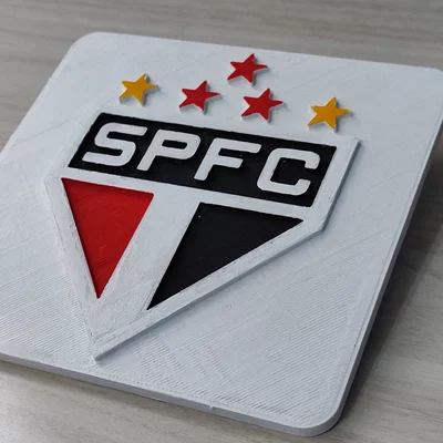 Mô hình huy hiệu SPFC 3D - Tự in trang trí cực đẹp cho fan bóng đá