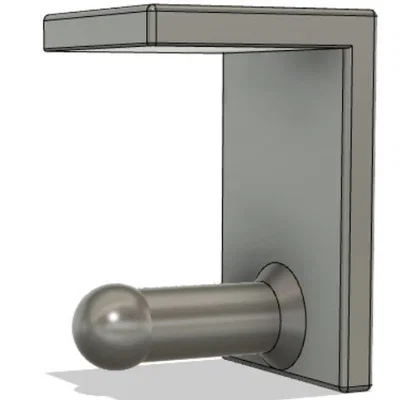 Móc treo cho kệ kính, không cần khoan (Haken fuer Glasplatte, ohne zu Bohren)