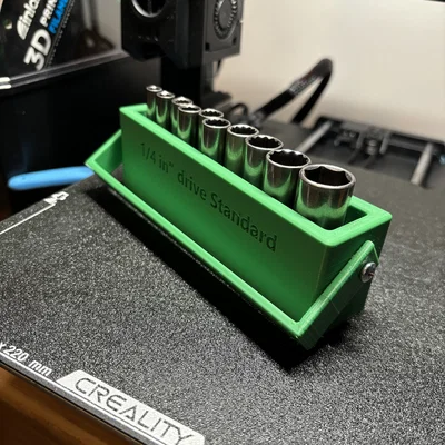Khay giữ socket đầu tuýp 1/4 IN Drive (Socket Caddy)