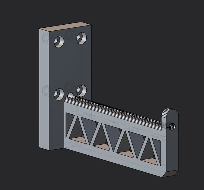 Giá treo cuộn nhựa 3D cho máy in The 100 (The 100 Tank Spoolholder) - Image 2