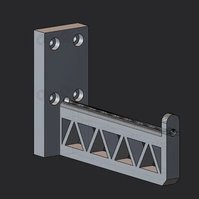 Giá treo cuộn nhựa 3D cho máy in The 100 (The 100 Tank Spoolholder)
