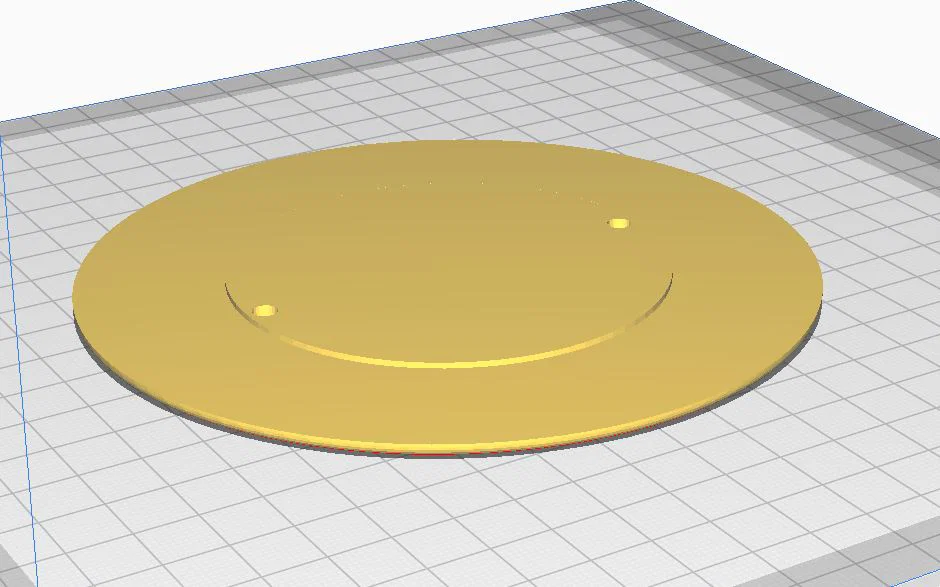 Nắp Che Hộp Điện Âm Trần Tròn 5 Inch (127mm) - File In 3D - Image 1