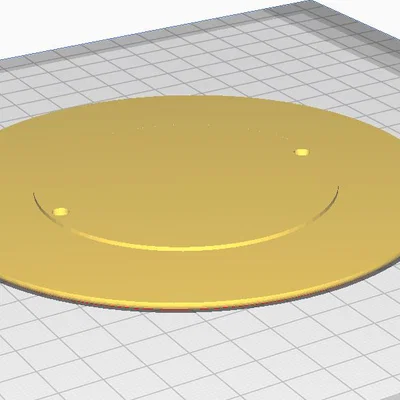 Nắp Che Hộp Điện Âm Trần Tròn 5 Inch (127mm) - File In 3D
