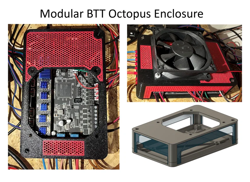 Vỏ Bigtreetech Octopus với panel tùy biến - Image 1