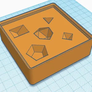 Khay Đựng Xúc Xắc Gridfinity (Dice Tray) Thiết Kế Gọn Gàng Tiện Lợi
