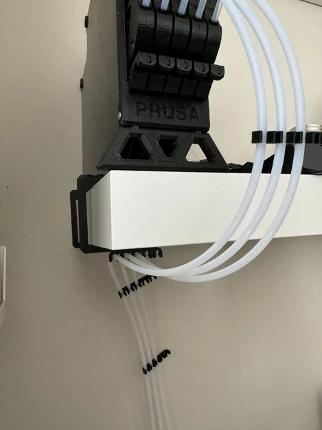Giá đỡ ống PTFE cho MMU3 trên kệ IKEA LACK - Image 2